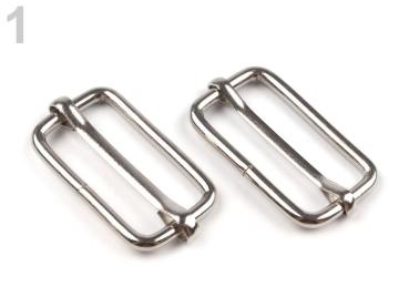 Gurtverschieber Breite 33 mm Nickel